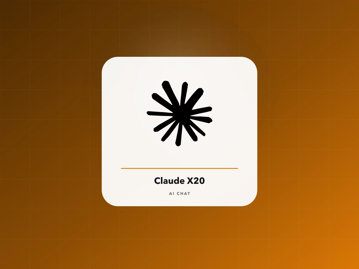 Ảnh bìa Claude X20 — DigiStore