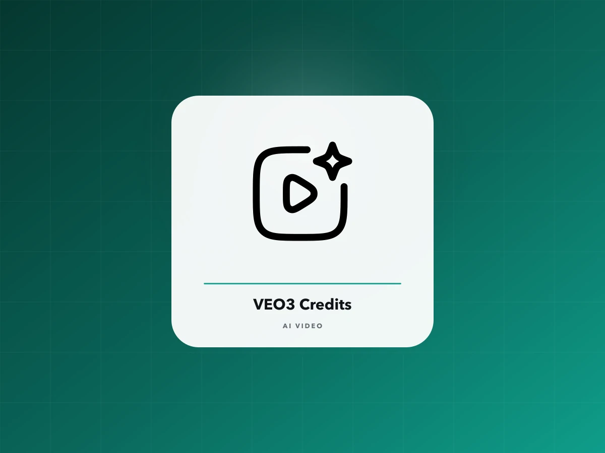 Ảnh bìa VEO3 Credits — DigiStore
